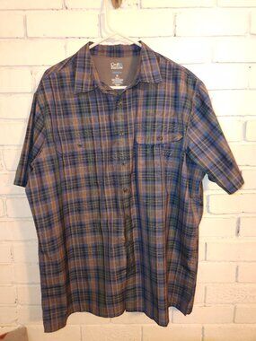 Mens plaid button down